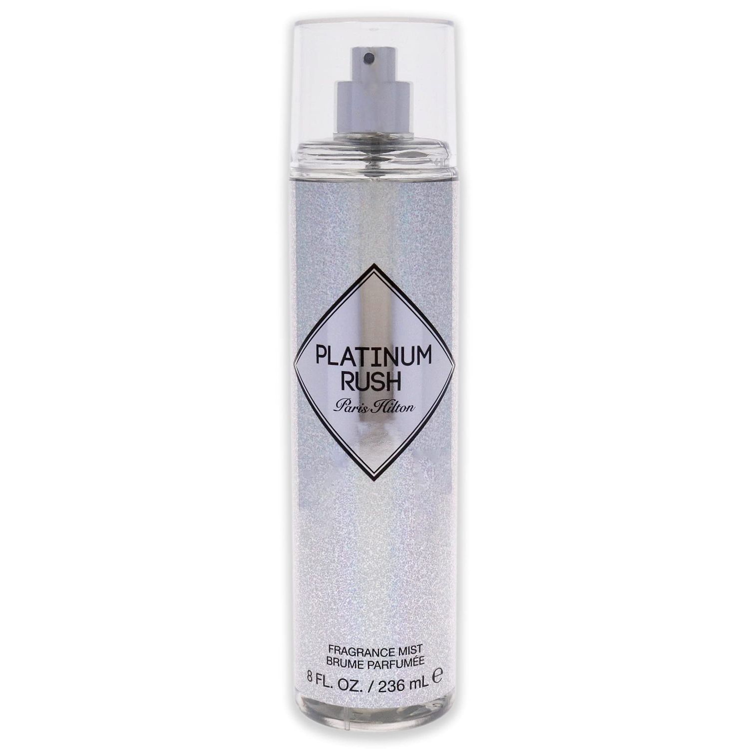 Paris Hilton Platinum Rush Body Spray for Women Floral and Fruity Scent Bright and Sophisticated Long-Lasting Perfume 8 Oz