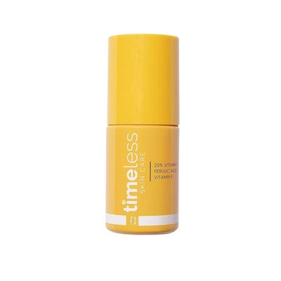Timeless Skin Care Vitamin C Serum with Vitamin E Ferulic Acid - Brightening Serum - for Oily Dry Skin - Fragrance-Free - 1 oz