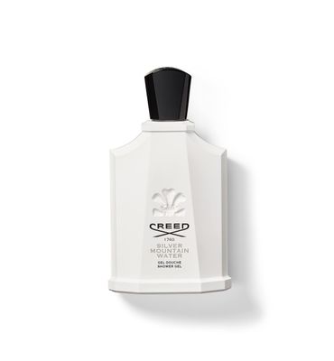 Creed Silver Mountain Water Bath Shower Gel, Men&#39;s Luxury Body Wash with a Woody, Citrus Fruity Fragrance, 200ML
