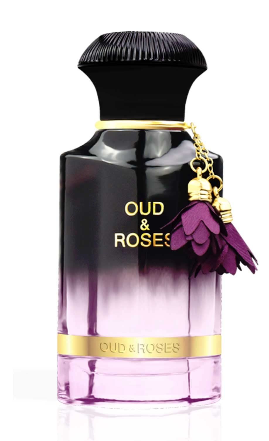 AHMED Oud Roses 60mL Unisex Oriental Perfume for Men and Women a Woody Floral Oriental Fragrance with Oudh (Frankincense) and Rose Accords