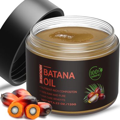 ABOUSHE Raw Batana Oil for Hair Growth - 100 Pure, Organic Dr. Sebi Batana Hair Mask from Honduras - Unrefined Hair Growth Oil for Thicker, Stronger Hair, Prevents Hair Loss for Women Men 4.2 OZ
