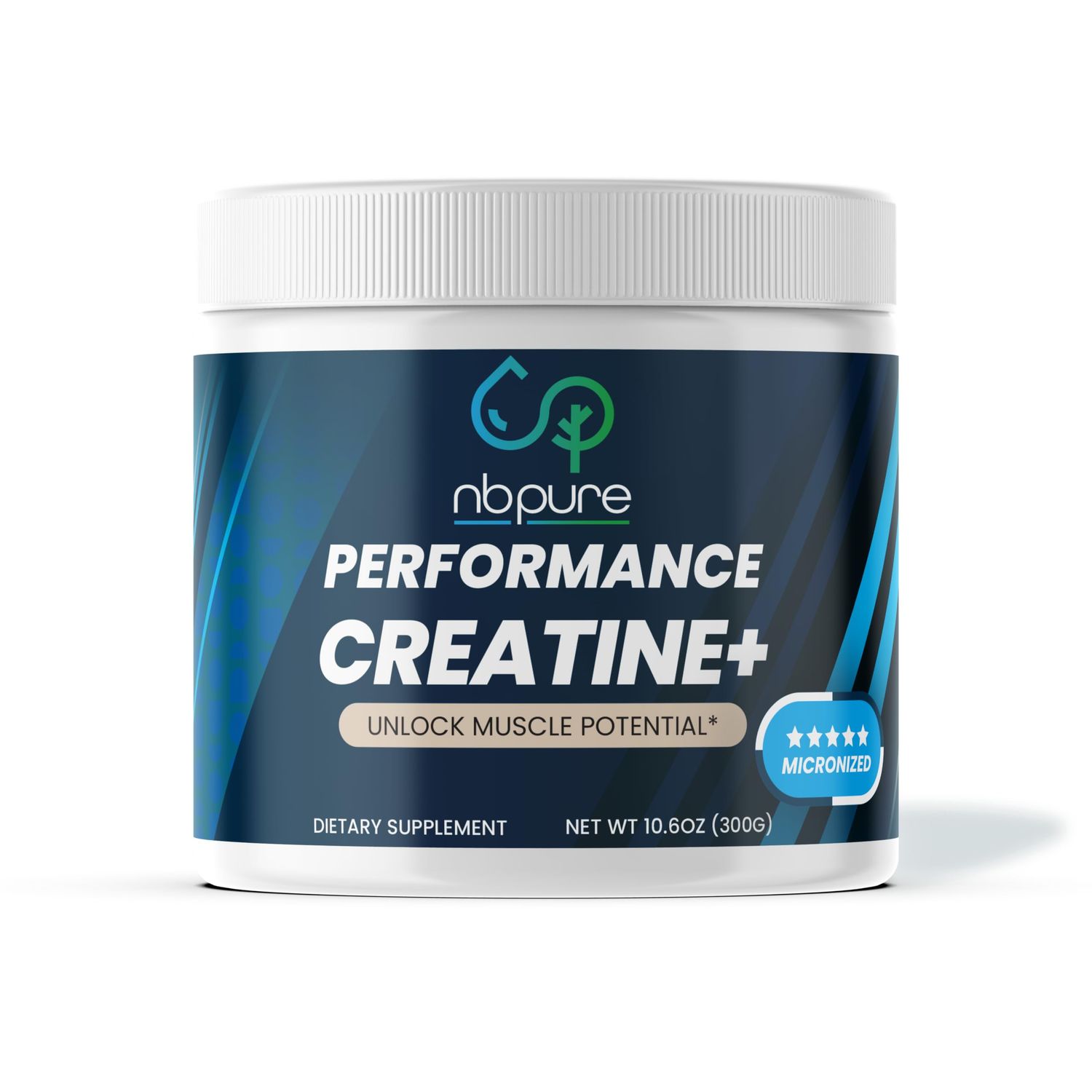 nbpure Micronized Creatine Monohydrate - Support Muscle Endurance, Power, Size, Recovery- No Artificial Ingredients - Ideal for All Active Lifestyles