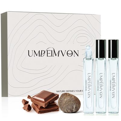 Gift Pack Choco Musk Perfume Oil, Roll On Perfume Coco Musk Perfume for Women, Long Lasting and Cozy, Travel Size 0.33 fl.oz
