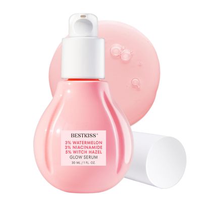 Bestkiss Dark Spot Remover for Face 3 Watermelon 3 Niacinamide 5 Witch Hazel Dark Spot Correcting Glow Serum with Aloe Vera Centella Asiatica Hyaluronic Acid - Paraben Fragrance Cruelty Free 30mL