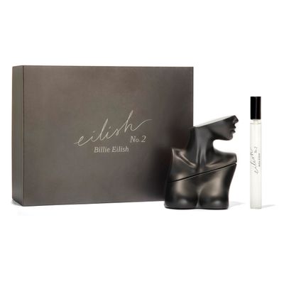 Billie Eilish No. 2 Eau de Parfum Fragrance Gift Set for Women, Woody Floral Fragrance, Notes of Apple Blossom, Wild Poppy Flower and Palo Santo, Set Includes 3.4 Fl Oz 0.33 Fl Oz