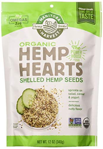 Manitoba Harvest Organic Hemp Hearts Shelled Seed, 12.0 Ounce (Pack of 6)