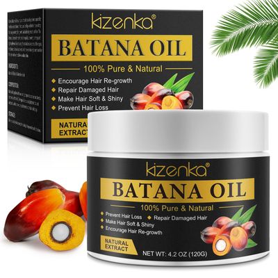 Batana Oil for Hair Growth,100 Pure Batana Oil from Honduras,Natural,Unrefined and Organic Hair Growth Oil,Reduces Hair Loss, Moisturize Scalp,Repairs Damaged Hair(4.2OZ(120g))