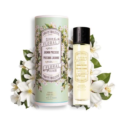 Panier des Sens - Jasmine Eau de Toilette 1.7 Floz - Enveloping Floral Fragrance - Daily Light Perfume for Women - Parfum Crafted in Grasse, France - Elegant Packaging Perfect Gifts for Her