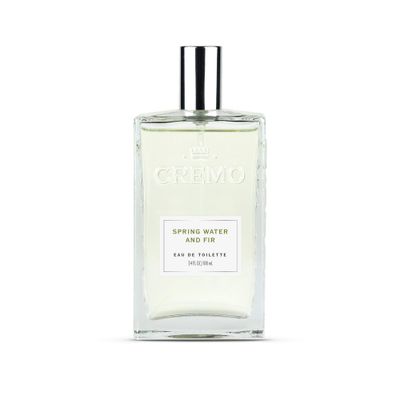 Cremo Spring Water Fir Cologne Spray, A Refreshing, Clean Scent with Notes of Spring Water, Cool Moss and Balsam Fir, 3.4 Fl Oz