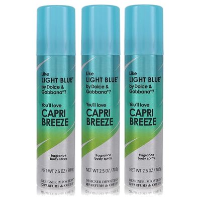 Parfums De Coeur Capri Breeze Fragrance Deodorant Body Spray for Women, 2.5 Ounce (3)