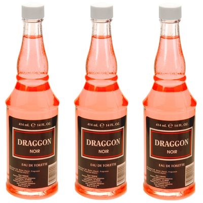 Clubman Barber Salon Men Draggon Noir Cologne 14 oz BB-904010 (3 Pack)