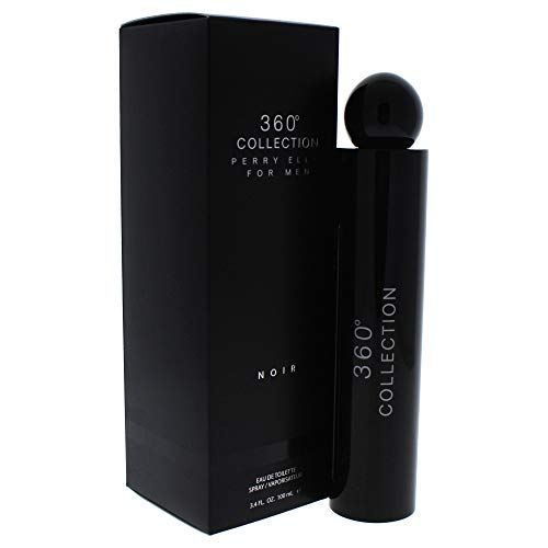 Perry Ellis 360 Collection Noir for Men Eau de Toilette Spray, 3.4 Ounce