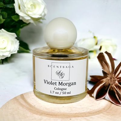 Scentsaga Violet Morgan Cologne For Women 1.7oz50ml. Warm Sweet Gourmand