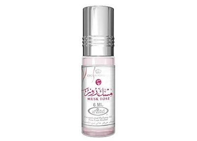 Al Rehab Musk Rose Concentrated Perfume Oil for Women, 0.2 Ounce 6ml