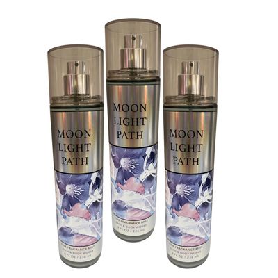 Bath Body Works Moonlight Path Fine Fragrance Mist 8oz - Pack of 3