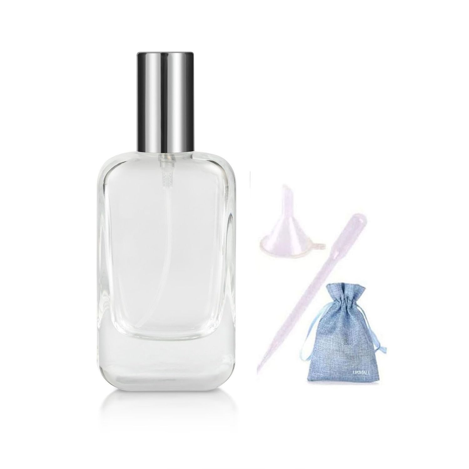 JJKMALL 30ml Refillable Glass Perfume Spray Bottle - 1oz Travel Atomizer for Fragrance Essential Oils
