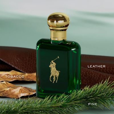 RALPH LAUREN FRAGRANCES Polo - Eau de Toilette - Men's Cologne - Woody Spicy - With Pine, Patchouli, Leather, and Tobacco - Medium Intensity - 4.2 Fl Oz