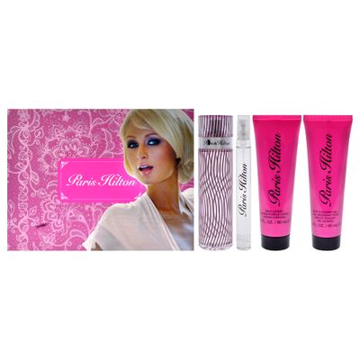 Paris Hilton by Paris Hilton, 4 Piece Gift Set women with Travel Spray