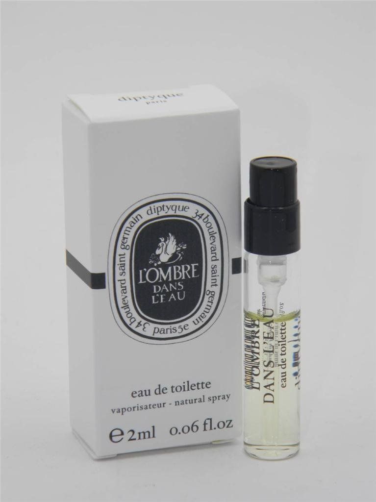 Diptyque L&#39;Ombre Dans L&#39;Eau Eau de Toilette Spray .06 oz (Sample) NEW!
