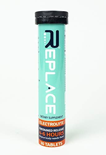 Replace - Sustained Release Electrolytes for Optimal Hydration - 30 Tablets - Zero Sugar Calories, Non-GMO, Vegan, Gluten Free - Muscle Recovery Energy - Endurance Products Co.