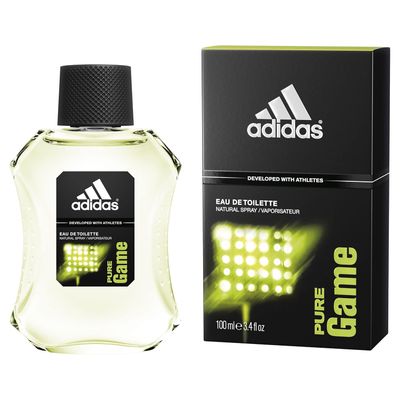 Adidas Pure Game Eau De Toilette Spray 3.4 Oz 100 Ml for Men By 3.4 Fl Oz