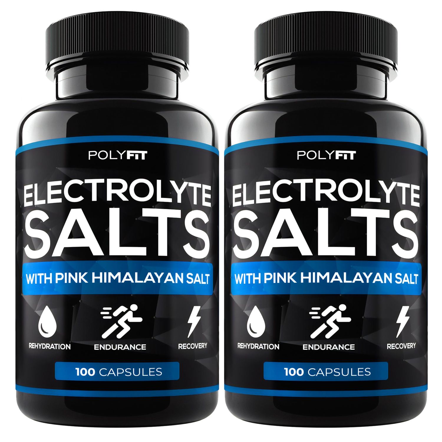 (2 Pack 200 Salt Pills) Salt Tablets Electrolyte for Runners - NSF Certified - Electrolytes Replacement for Rapid Hydration, Recovery, and Endurance