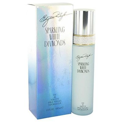 Sparkling White Diamonds by Elizabeth Taylor Eau De Toilette Spray 3.3 oz for Women - 100 Authentic by Elizabeth Taylor