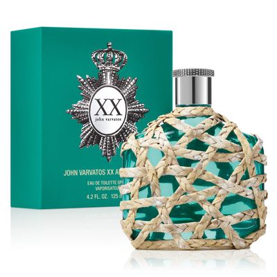 John Varvatos Men&#39;s Cologne, XX Artisan Teal Eau de Toilette EDT Spray, Aquatic Scent with Notes of Rosemary, Mineral Driftwood and Baie Rose, 4.2 fl. oz