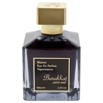 Youshah Perfumes Maison Barakkat Satin Oud by Fragrance World for Unisex - 3.4 oz EDP Spray
