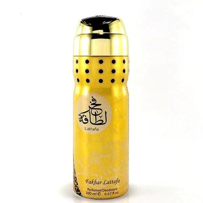 Lattafa Afkaar Perfumed Deodorant Spray, 6.7 Ounce (Unisex)