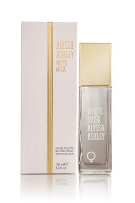 Alyssa Ashley White Musk - Luxurious Perfumes for Women with Sicilian Bergamot and Ylang Ylang - Long Lasting Women Perfume - 3.4 oz EDT Spray