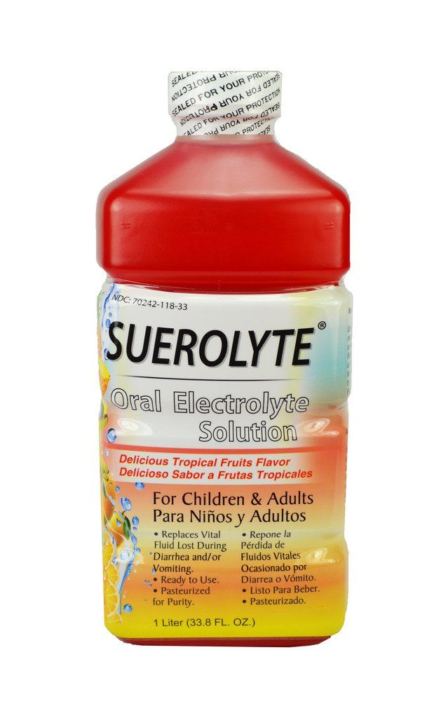 ELP ESSENTIAL Suerolyte Fruit 33.8 Oz, Frutas Electrolyte Solution