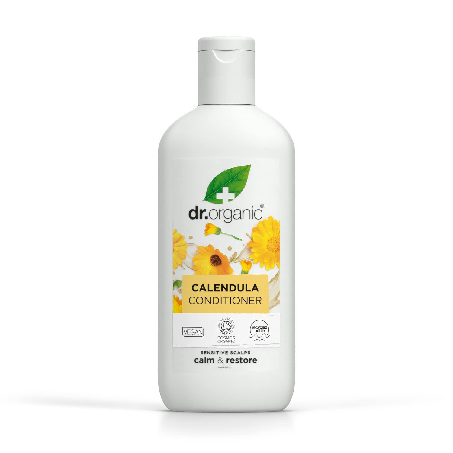 Dr. Organic Calendula Conditioner, Fragrance Free, Sensitive Skin, Mens, Womens, Natural, Vegan, Cruelty-Free, Paraben SLS-Free, Organic, 265ml, Packaging may vary