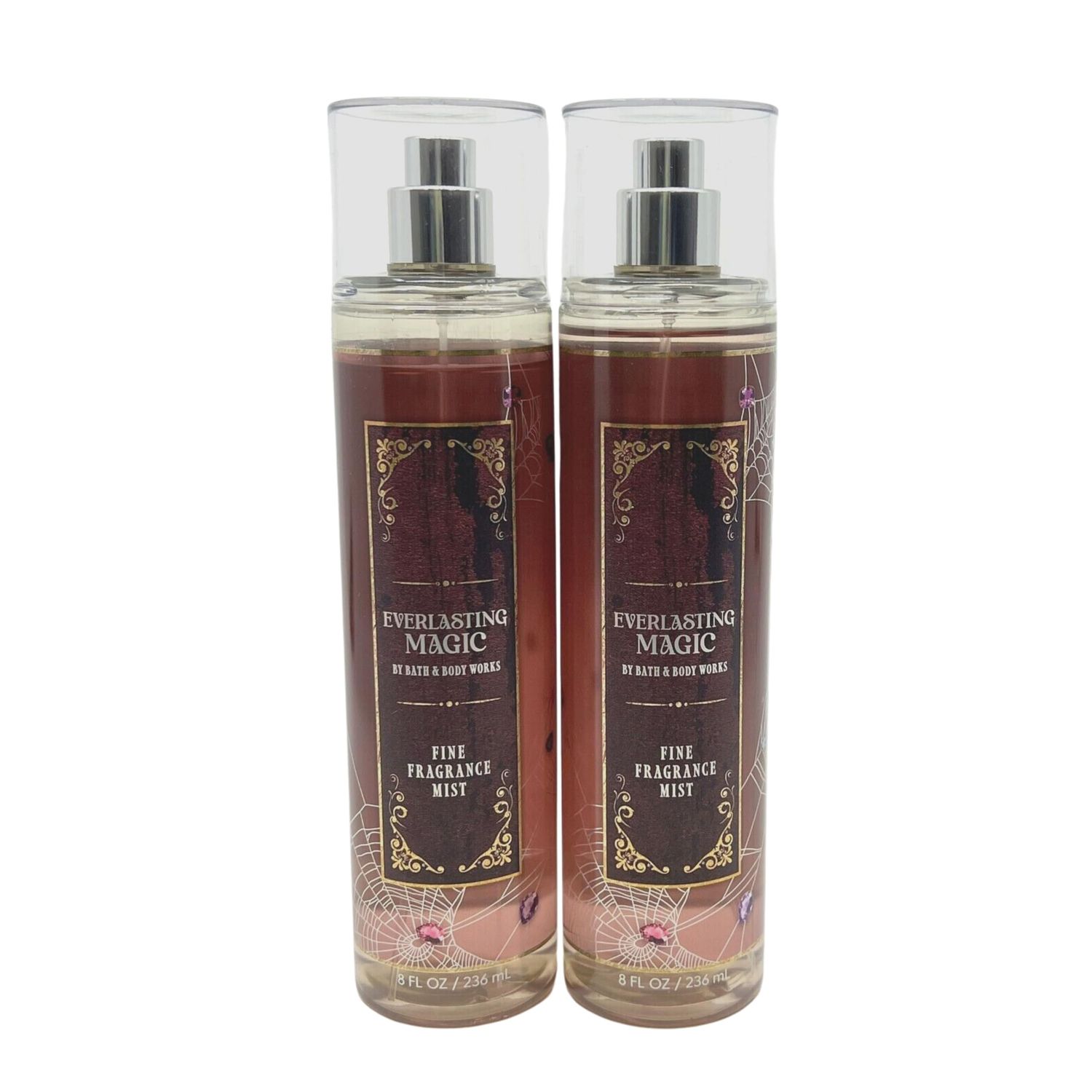 Bath Body Works Fine Fragrance Mists, Set of 2, 8oz Each Bottle (Everlasting Magic)