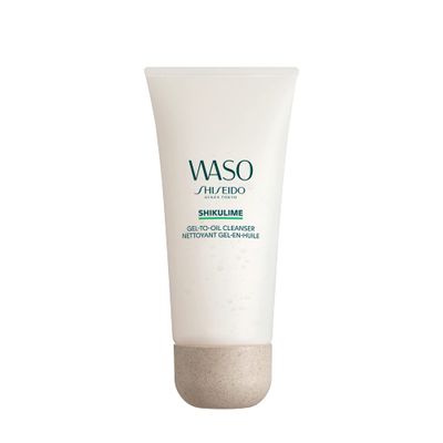 Shiseido Waso SHIKULIME Gel-to-Oil Cleanser - 4 oz - Cleanser Makeup Remover for Fresh, Balanced Skin - Vegan, Cruelty Free Fragrance Free
