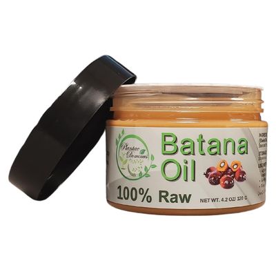 Dr. Sebi&#39;s Raw Batana Oil for Hair Growth, 100 Pure and unrefined from honduras, to Promotes Hair Thickness for Men Women, 4.2 oz