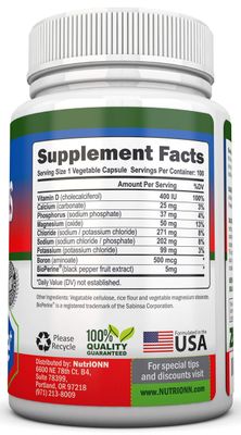 Electrolytes - 100 Natural Electrolyte Replacement Capsules - Premium Keto Friendly Pills - No Sugar - Great for Hydration, Renewal Revitalizing - Trace Minerals Potassium, Magnesium, Sodium Salts