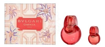 BVLGARI Omnia Coral Spring Giftset for Women - Edt Spray 3.4 oz 0.5 oz Spray - Elegant Perfume for Women - Luxurious Fragrance Set