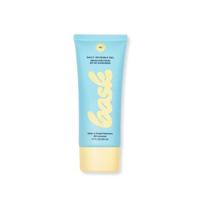 Bask Suncare SPF 40 Daily Invisible Gel Face Sunscreen - Broad Spectrum Protection, Fragrance Free, Makeup Primer, Hydrating, Lightweight Fast Absorbing, Dermatologist Recommended, 1.7 fl oz
