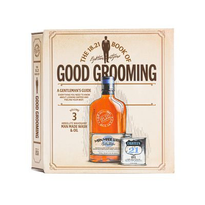 18.21 Man Made Men&#39;s Book of Good Grooming Gift Set Volume 3, 1 ct.