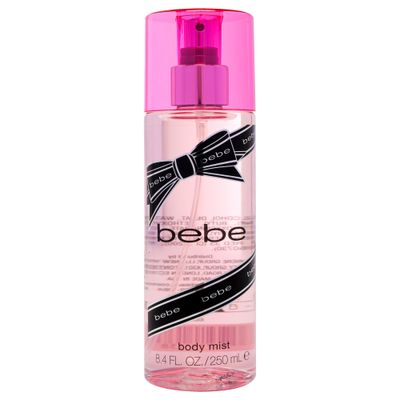 Bebe Silver Body Mist - Body Spray for Women with Mango, Tuberose, Peony, Jasmine, Rose, Cedarwood, Musk, and Sandalwood Long-Lasting Fragrance Mist - 8.4 Fl Oz
