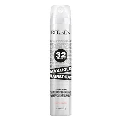 Redken Max Hold Neutral Hairspray 32 Extreme Maximum High Hold Hairspray Long-Lasting Lift Frizz Control For All Hair Types Neutral Fragrance