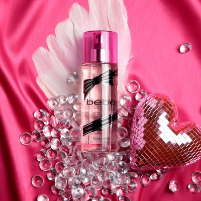 Bebe Silver Body Mist - Body Spray for Women with Mango, Tuberose, Peony, Jasmine, Rose, Cedarwood, Musk, and Sandalwood Long-Lasting Fragrance Mist - 8.4 Fl Oz