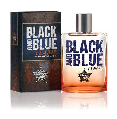 Tru Western PBR Black and Blue Flame Men&#39;s Cologne, 3.4 fl oz (100 ml) - Sporty, Clean, Fresh