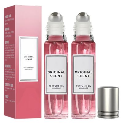 2Pcs Women Pheromone Perfume - Ferromont Perfume for Women, Portable Perfume Long Lasting Female, Roll On Perfume Phero Oil