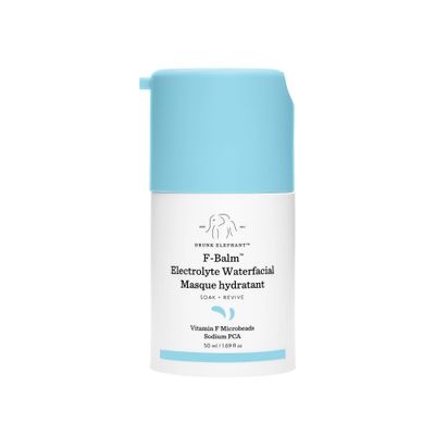 Drunk Elephant F-Balm Electrolyte Waterfacial - 50 ml1.69 fl oz - Deeply Hydrating Overnight Face Mask - Clean Clinical Skincare - Cruelty-Free - Free of Essential Oils, Silicones, and Fragrance