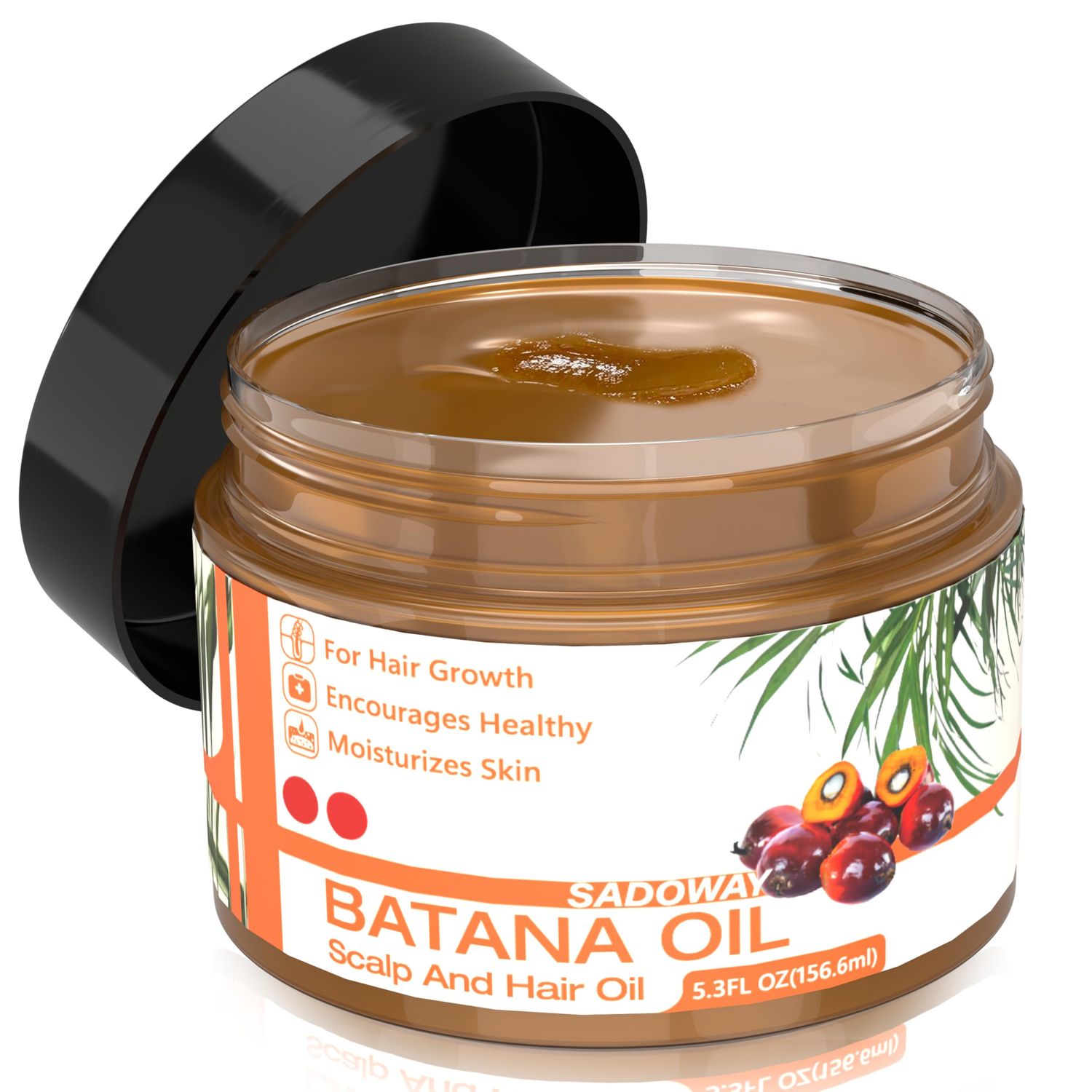 SADOWAY Batana Oil for Hair Growth Batana Oil Organic for Hair Growth Prevent Hair Loss Moisturize Scalp for Men Women