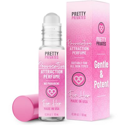Pretty Privates Pheromone Perfume for Women with 10mL Roll-On Oil, Long-Lasting Scent, Enhanced Elegance, Alluring Fragrance Made in USA - Women&#39;s Body Oil, Feromonas Perfume Women