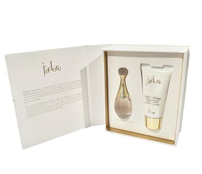 Dior J&#39;adore Perfume for Women Mini Fragrance Gift Set EDP Body Lotion Duo Travel Set
