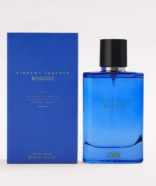 ZARA VIBRANT LEATHER BOGOSS EDP 100 ML (3.4 FL. OZ) LIMITED EDITION FRUITY, WOODY EAU DE PARFUM MEN&#39;S NEW FRAGRANCE